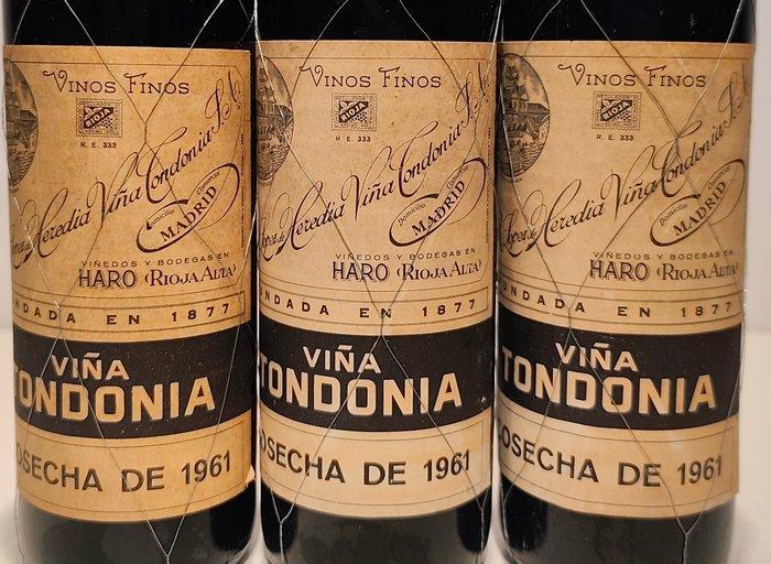 1961 R. Lopez de Heredia, Viña Tondonia - Rioja Gran Reserva, Verzamelen, Wijnen