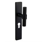 Lavuzo deurkruk Pesaro zwart met rechthoekig schild PC55, Doe-het-zelf en Bouw, Nieuw, Ophalen of Verzenden