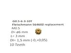 micromotor G0.5-6-3-10T tandwiel voor Fleischmann, Overige merken, Gelijkstroom, Verzenden, Overige typen