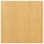 Bamboe Tafelblad 90cm | OP = OP | Schnelle Deal!, Huis en Inrichting, Tafelonderdelen, 50 tot 100 cm, Verzenden, Vierkant, Nieuw