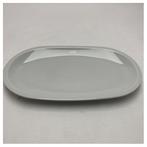 Bieden: Oval Ceramic Tray 35 cm with Chrome Finish and CRN, Huis en Inrichting, Ophalen of Verzenden, Nieuw