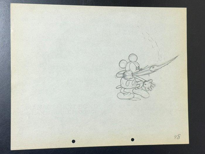 Walt Disney - Mickey Mouse productietekening (1934) -, Verzamelen, Disney