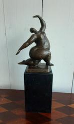 Milo (1910-1978) - Beeld, Milo - 28 cm - Brons, Marmer