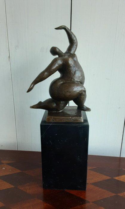 Milo (1910-1978) - Beeld, Milo - 28 cm - Brons, Marmer, Antiek en Kunst, Curiosa en Brocante