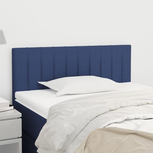vidaXL Tête de lit Bleu 100x5x78/88 cm Tissu, Maison & Meubles, Chambre à coucher | Lits, Neuf, Envoi
