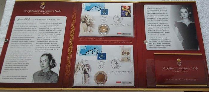 Monaco. Numisbrief 2019 Grace Kelly (2 items) (Zonder, Postzegels en Munten, Munten | Europa | Euromunten