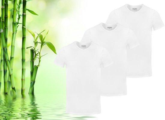 2dekans | Milanoro T-shirts – 3 stuks Bamboe – Slim Fit &, Kleding | Heren, T-shirts, Ophalen of Verzenden
