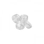 Plastic Potjes 5ml  Transparant     250 stuks, Verzenden, Nieuw