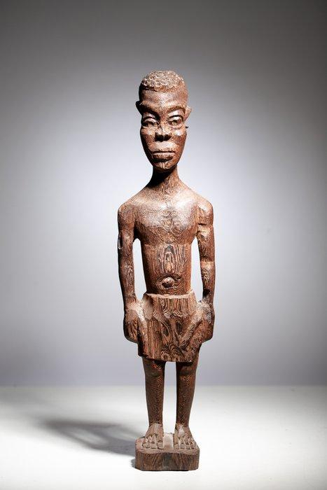 Standbeeld - Koloniale Mangbetu - DR Congo (Zonder, Antiek en Kunst, Kunst | Niet-Westerse kunst