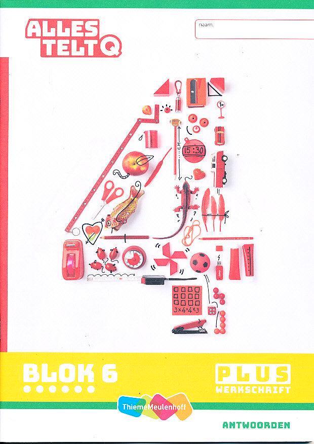 Alles Telt Q Antwoorden Werkschrift Plus blok 6 groep 4, Boeken, Schoolboeken, Verzenden