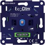 EcoDim LED-dimmer 0-300W RC/0-150W RL - fase aan-/afsnijding, Doe-het-zelf en Bouw, Elektriciteit en Kabels, Verzenden, Nieuw