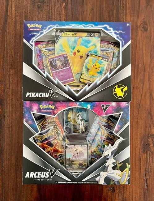 Pokémon - 2 Sealed box - Arceus V figure collection box and, Hobby en Vrije tijd, Verzamelkaartspellen | Pokémon