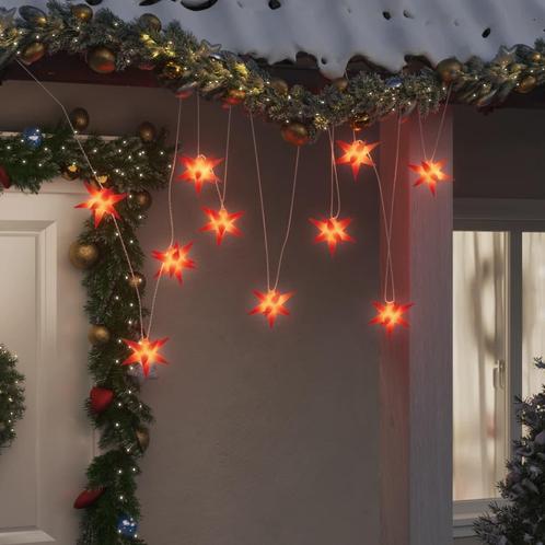 vidaXL Kerstlamp 10 LEDs 10 cm rood, Diversen, Kerst, Nieuw, Verzenden