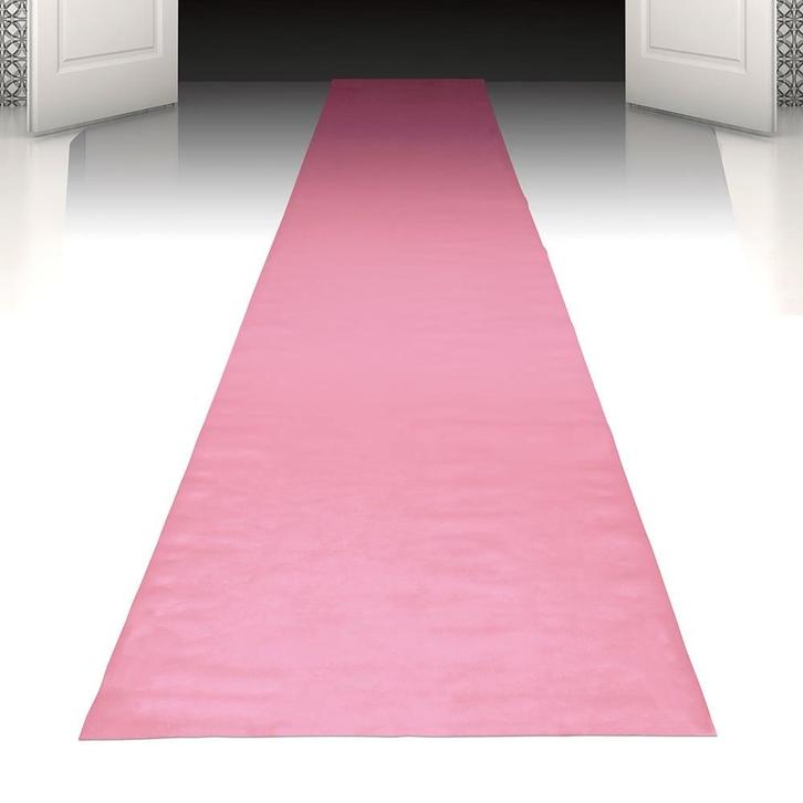 Loper Babyroze 450x60cm, Hobby en Vrije tijd, Feestartikelen, Nieuw, Verzenden