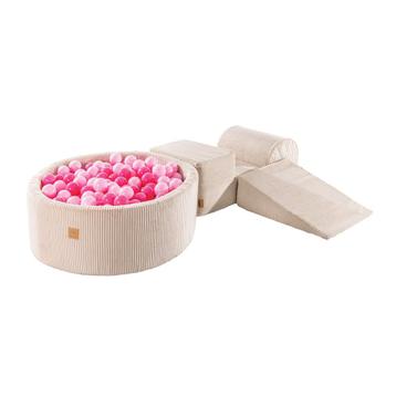 Speelset met ballenbak - Ecru en roze, Verzenden