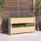 vidaXL Plantenbak 112x25x66 cm massief grenenhout, Tuin en Terras, Bloempotten, Verzenden, Nieuw