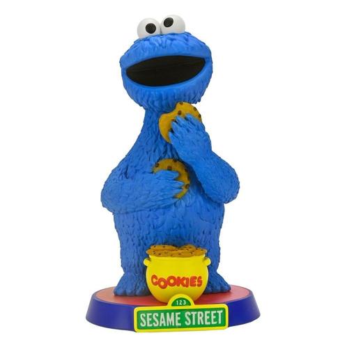 Sesame Street Head Knocker Bobble-Head Cookie Monster 18 cm, Verzamelen, Film en Tv, Ophalen of Verzenden