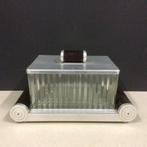 Pot à biscuits - Métal, bois, miroir et verre