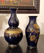 Lindner, Kueps Bavaria, Echt Kobalt - Vase (2) - Porcelaine, Antiek en Kunst