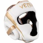 Venum Hoofdbeschermer Elite Headgear Wit Goud, Sport en Fitness, Verzenden, Nieuw, Overige, Vechtsportbescherming