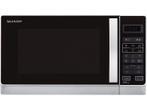 Sharp -  Microgolfoven Met Grill (r642inw) - Zilver, Microgolfoven, Verzenden, 60 cm of meer, Draaiplateau