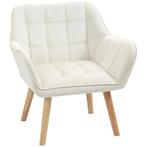 TRUUSK Luxe Fluweelachtige Relaxstoel - Verhoogde Poten - Ge, Huis en Inrichting, Stoelen, Verzenden, Nieuw