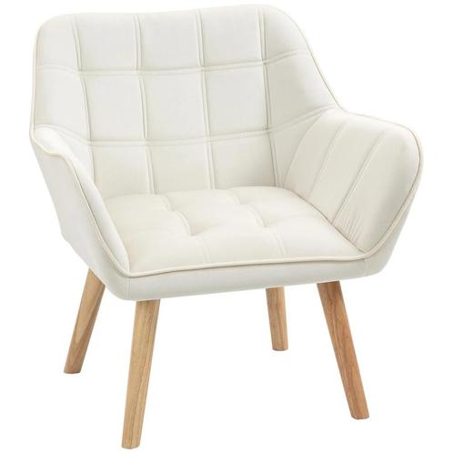 TRUUSK Luxe Fluweelachtige Relaxstoel - Verhoogde Poten - Ge, Huis en Inrichting, Stoelen, Verzenden