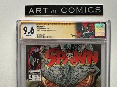 Spawn #4 - Signed By Todd McFarlane - Image Coupon #0 Still, Boeken, Strips | Comics