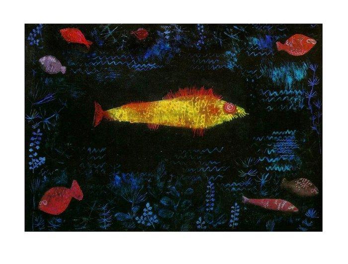 Paul Klee - “The golden fish, 1925”., Antiek en Kunst, Kunst | Tekeningen en Fotografie