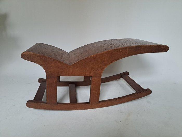 Ottoman - style de lÉcole dAmsterdam - Chêne - Balançoire, Antiek en Kunst, Kunst | Designobjecten