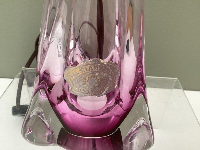Val Saint Lambert - Lampe de table - Cristal - Val Saint, Antiek en Kunst, Curiosa en Brocante