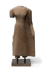 Angkor Borei Steen Prakho Chan Boeddha Shakyamini - 63 cm