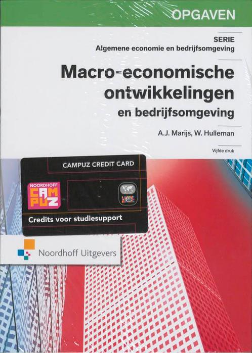 Algemene economie en bedrijfsomgeving - Macro economische, Livres, Économie, Management & Marketing, Envoi