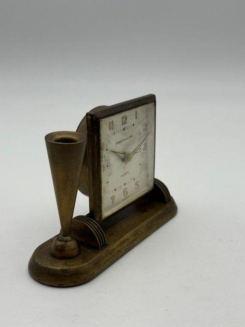 Tafelklok - phinney walker - Messing - 1950-1960 - tafel, Antiek en Kunst, Curiosa en Brocante