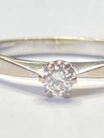 Zonder minimumprijs - Ring - 18 karaat Witgoud Diamant