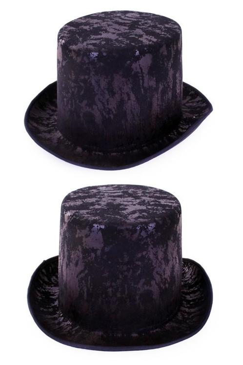 Hoge Hoed Zwart Fluweel Steampunk Tophat One Size 59 60 61 6, Vêtements | Hommes, Chapeaux & Casquettes, Enlèvement ou Envoi