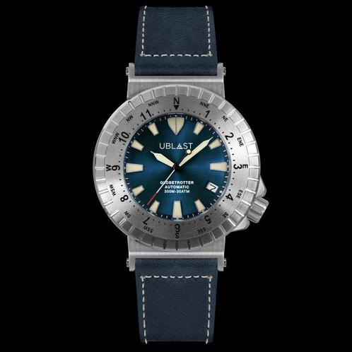 Ublast - Globetrotter - UBGT46BU - Ltd. Edition - Homme -, Handtassen en Accessoires, Horloges | Heren