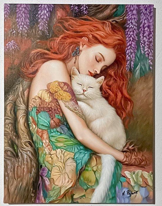 M. Perone (1982) - Silenzio Condiviso, Antiquités & Art, Art | Peinture | Classique