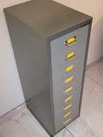 Bisley – Karteischrank / Schubladenschrank – Stahl, grau -