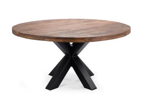 Veiling - Eettafel Meta Rond - Diameter 150 - Hout - Matrixp, Huis en Inrichting, Tafels | Eettafels, Nieuw