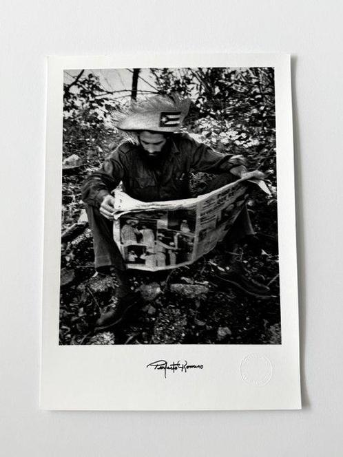 Perfecto Romero (1939–) - (Photo XL) Camilo Cienfuegos en, Antiek en Kunst, Kunst | Schilderijen | Modern