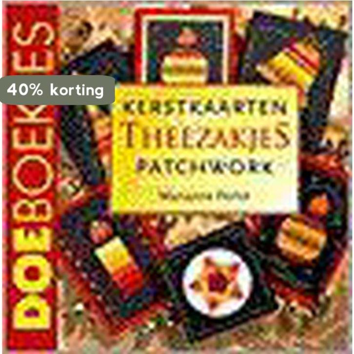 Kerstkaarten & theezakjespatchwork / Doeboekjes M. Periot, Livres, Loisirs & Temps libre, Envoi