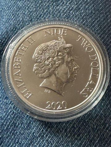 Niue. 2 Dollars 2020 Disney - Minnie und MICKEY MAUS , 1 Oz