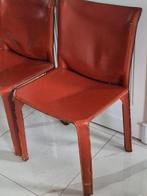 Cassina - Mario Bellini - Chaise - Cab 412 - Cuir, Métal,