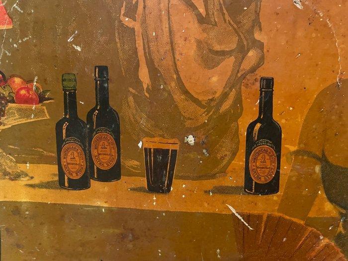 Oud reclamebord Whitbread bier - Reclamebord - Metaal, Antiek en Kunst, Antiek | Wandborden en Tegels