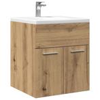 vidaXL Wastafelkast 41x38,5x46 cm bewerkt hout artisanaal, Huis en Inrichting, Verzenden, Nieuw