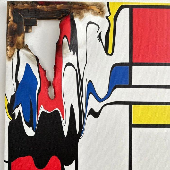 Santicri - Scar of Time, Mondrian, Antiek en Kunst, Kunst | Schilderijen | Modern