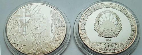 Andorra. 100 Dinar 2016 Centenari Mother Theresa in PROOF, Postzegels en Munten, Munten | Europa | Niet-Euromunten