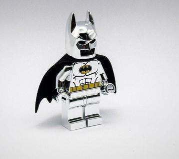 Lego - Chrome Silver Plated Batman Marvel Super Hero Custom