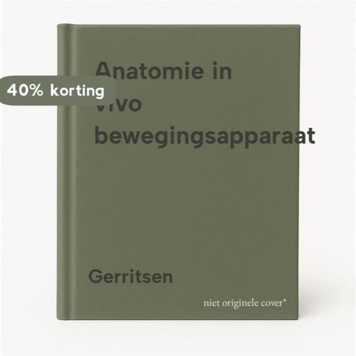 Anatomie in vivo bewegingsapparaat 9789063484033 Gerritsen, Boeken, Wetenschap, Gelezen, Verzenden